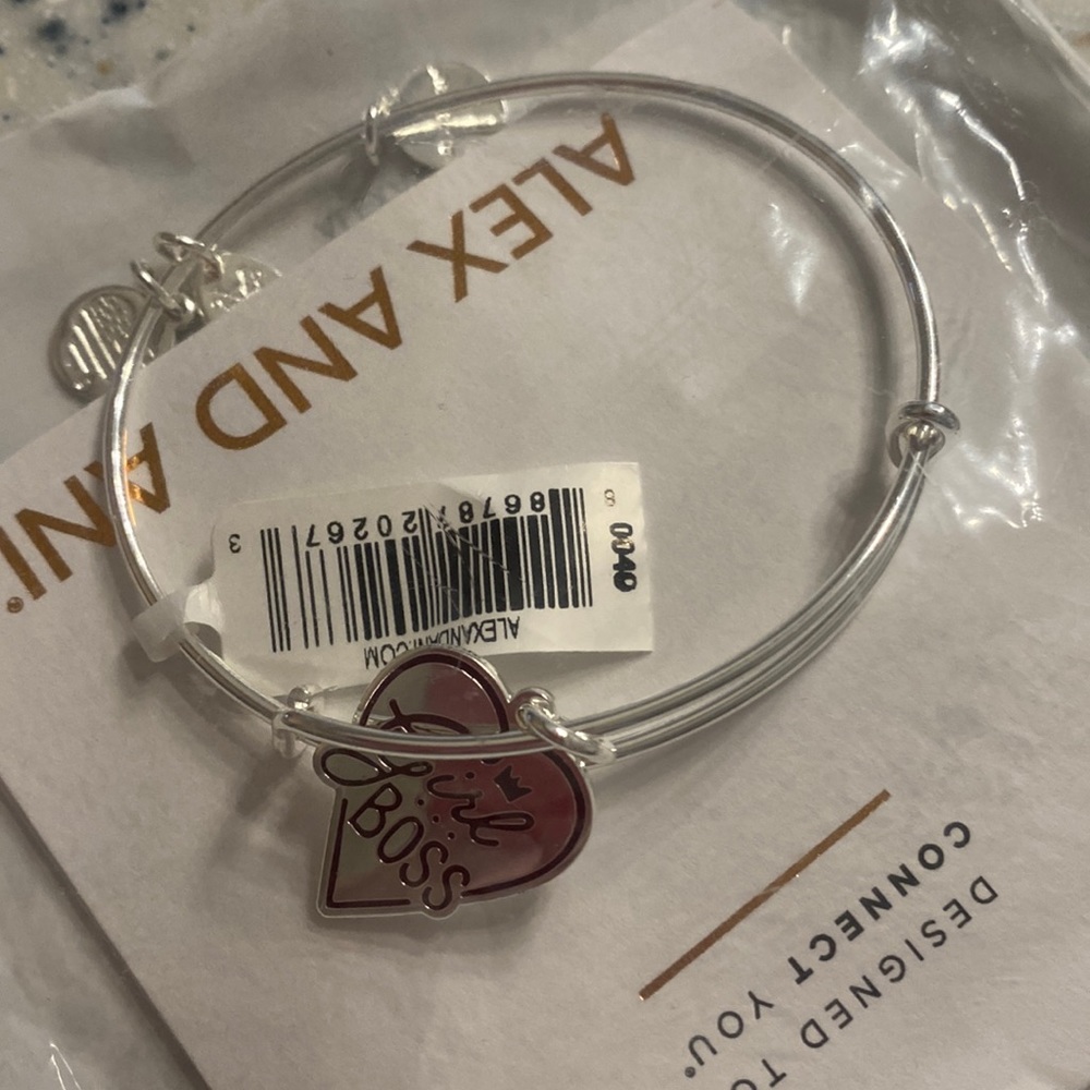 Alex and Ani girl boss bracelet.
